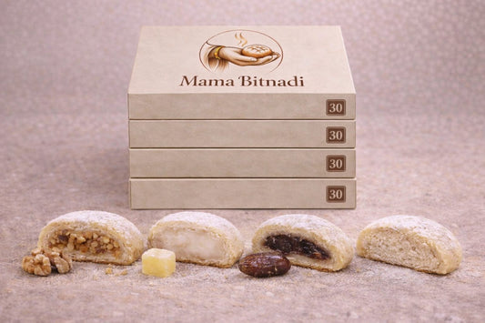 Mama's Big 4 Boxes (4 Flavours Kahk ) - 120 pcs - Family Offer